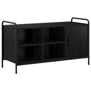 vidaXL Шкаф за обувки 100 x 39,5 x 55,5 см Инженерна дървесина