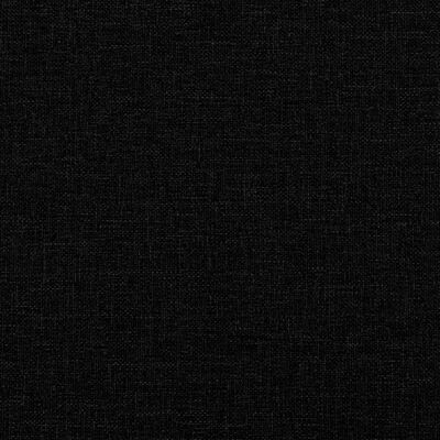 vidaXL Г-образно разтегателно канапе черно 275x140x70 см плат