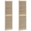 vidaXL Врата за шкаф с врата 2 бр. Натурално 201 x 2,1 x 59,5 см
