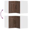 vidaXL Кухненски шкаф Кафяв дъб 57 x 57 x 40 см Инженерно дърво