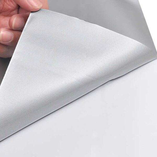 vidaXL Фолио за кола, матово сребристо, 100x150 см