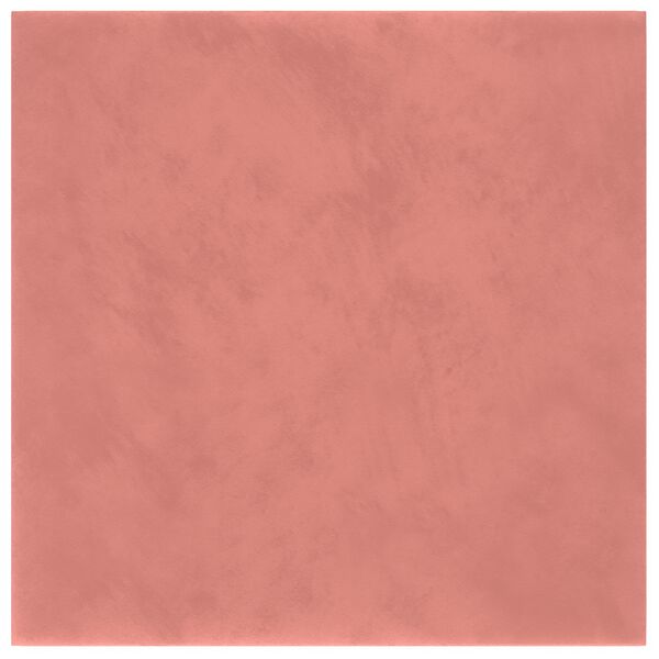 vidaXL Стенно табло за легло 12 pcs Розово 30 x 30 cm Кадифе