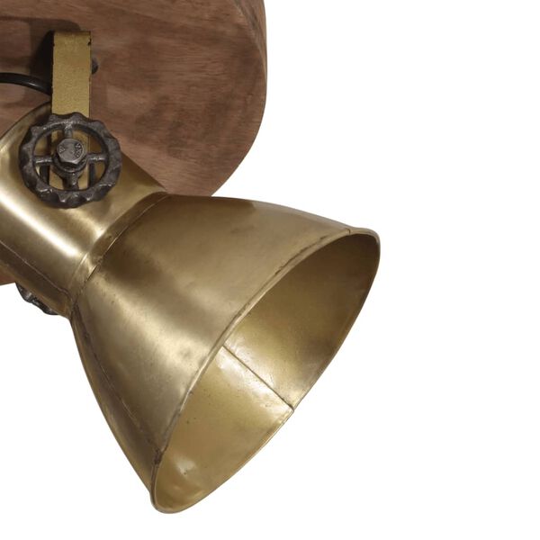 vidaXL Лампа за таван 25 W, античен месинг, 50x50x25 см, E27