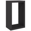 vidaXL Стойка за дърва, черна, 60x40x100 см, стомана