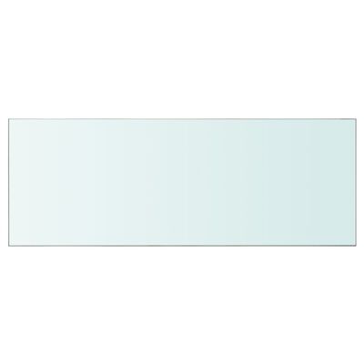 vidaXL Рафтове, 2 бр, панели прозрачно стъкло, 80x30 см