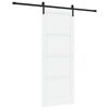 vidaXL Преплъзваща се врата 83 x 211 cm Инженерна дървесина