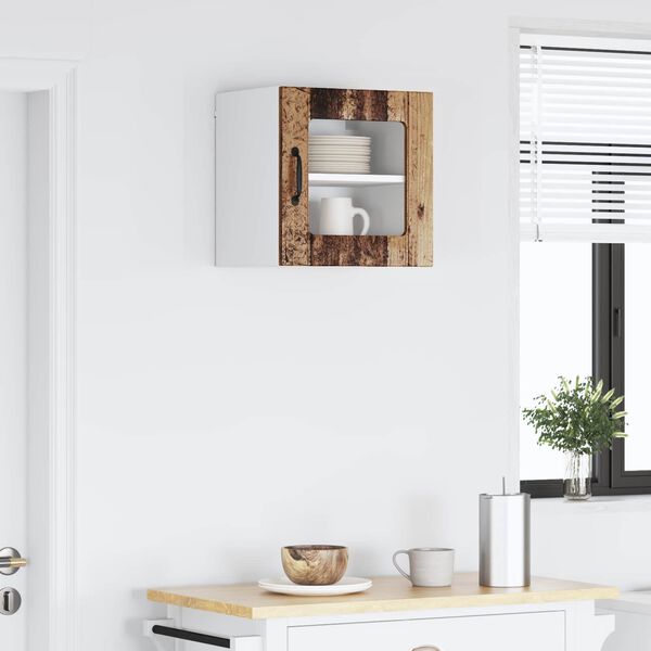 vidaXL Кухненски шкаф Старо дърво 40 x 31 x 40 см Инженерно дърво