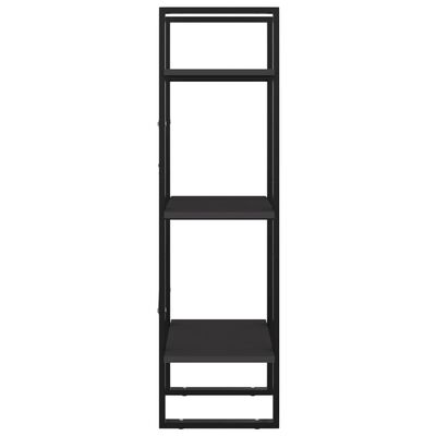 vidaXL 3-етажна библиотека, сива, 40x30x105 см, ПДЧ