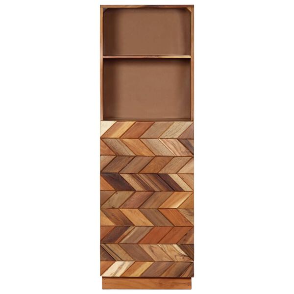 vidaXL Висок шкаф, 40x32x122 см, регенерирана дървесина масив