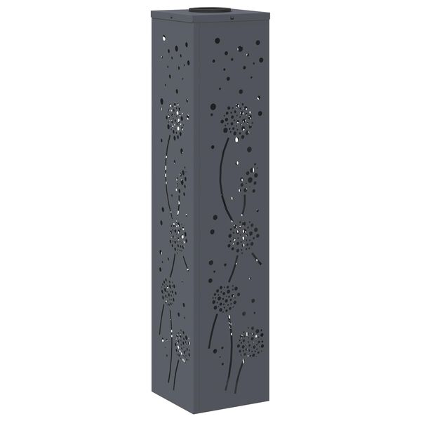 vidaXL Соларна LED светлина за пътека 2 pcs Антрацит