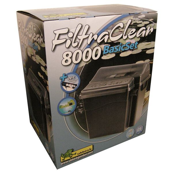 Ubbink Филтър за езеро FiltraClear 8000 BasicSet, 1355161