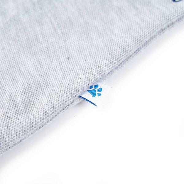 Детска поло тениска, сив меланж, 104