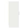 vidaXL Шкаф за обувки, бял, 32x35x92 см, инженерно дърво