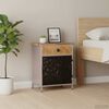 vidaXL Нощно шкафче, 40x30x50 см, грубо мангово дърво