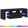 vidaXL ТВ шкаф 120 x 35 x 40 см Черния дъб Инженерна дървесина