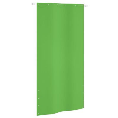 vidaXL Балконски параван, светлозелен, 120x240 см, оксфорд плат
