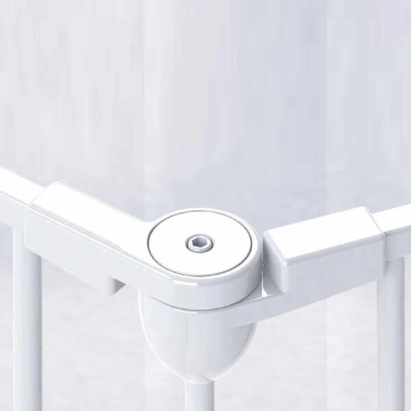 Noma Предпазна врата Modular, 5 панела, метал, бяла, 94047