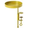 Esschert Design Подложка за растения със скоба кръгла златиста S