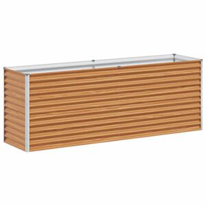 vidaXL Градинска повдигната леха Светло кафяво 195 x 50 x 68 см