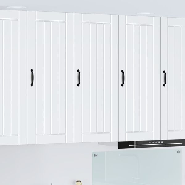 vidaXL Кухненски шкаф Lucca Бяло 40 x 31 x 100 см Инженерна дървесина