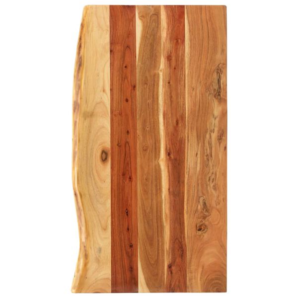 vidaXL Плот за баня, акация масив, 100x52x2,5 см