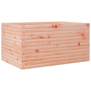 vidaXL Градинска кашпа, 90x60x45,5 см, дугласко дърво масив