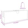 vidaXL Чанта за съхранение на открито 175 x 55 x 75 см