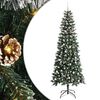 vidaXL С изкуствено коледно дърво Зелено 240 cm