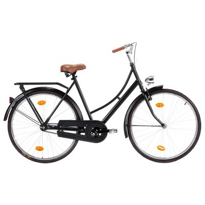 vidaXL Холандски велосипед 28 инча колело 57 см женска рамка