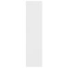 vidaXL Гардероб, бял, 100x50x200 см, ПДЧ
