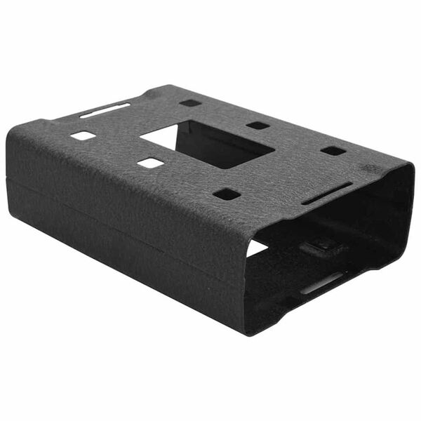 vidaXL Автомобилен сейф с заключване Черно 21.8 x 16 x 7 см Стомана