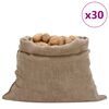 vidaXL Чували от юта 30 бр 100x110 см 100% юта 220 gsm