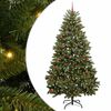 vidaXL С изкуствено коледно дърво 240 cm 300 LED светодиода Топло бяло