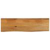 vidaXL Плот за маса, жив ръб, 100x40x2,5 см, масивно дърво манго