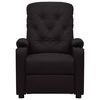 vidaXL Електрически наклоняем стол, черен, изкуствена кожа