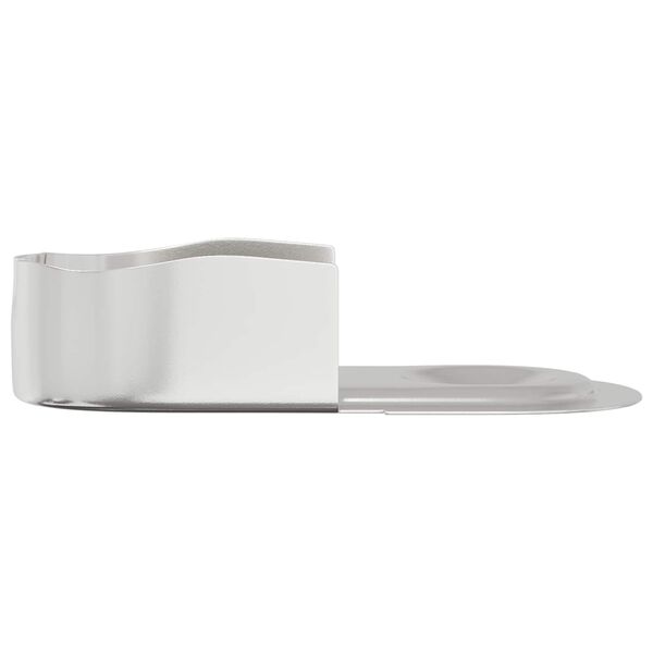 vidaXL Стойка за закачалка 2 pcs Бял цинк 40 x 18 x 10 мм Желязо