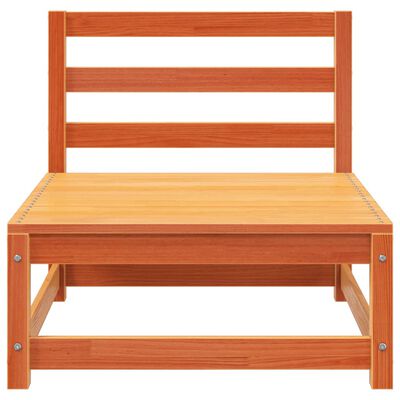 vidaXL Градинско кресло без подлакътници, восъчнокафяв, 70x70x67 см