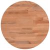 vidaXL Плот за маса &Oslash;30x4 см кръгъл масивен бук