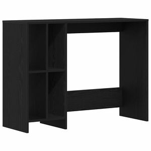 vidaXL Бюро Черния дъб Инженерна дървесина 102,5 x 35 x 75 см