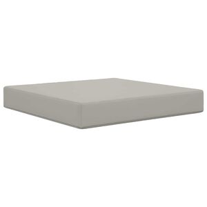 vidaXL Възглавница за диван на открито Сив 60 x 60 x 8 см Полиестер