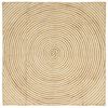 vidaXL Килими за помещение Бяло 120 x 120 cm юта