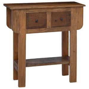 vidaXL Конзолна маса, смесено рециклирано дърво, 80x35x80 см