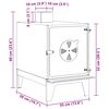 vidaXL Къмпинг печка 35x50x60 cm Кортен стомана