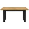 vidaXL Трапезна маса NOAIN с U-образни крака 160x90x75 cm
