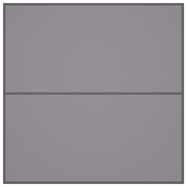 vidaXL Тента за къмпинг, 4x4 м, сива