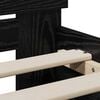 vidaXL Рамка за легло с таблото Черния дъб 90 x 190 cm Инженерно дърво