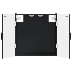 vidaXL Кабинет за дартборд HAARLEM Черно 52,5 x 10,5 x 53,5 см