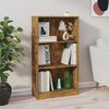 vidaXL Библиотека, опушен дъб, 60x24x109 см, инженерно дърво