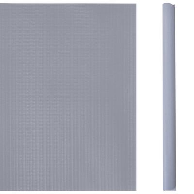 vidaXL Лента за покриване на огради, PVC, 35x0,19 м, светлосив мат