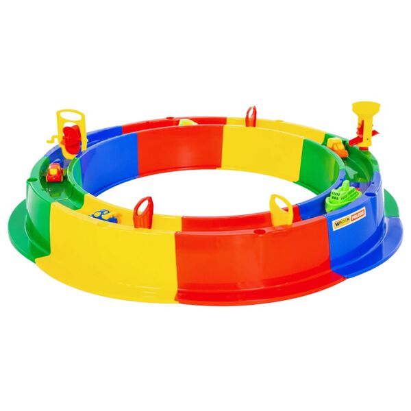 Polesie Wader Кръгъл пясъчник с воден път 136 см 8 части PP